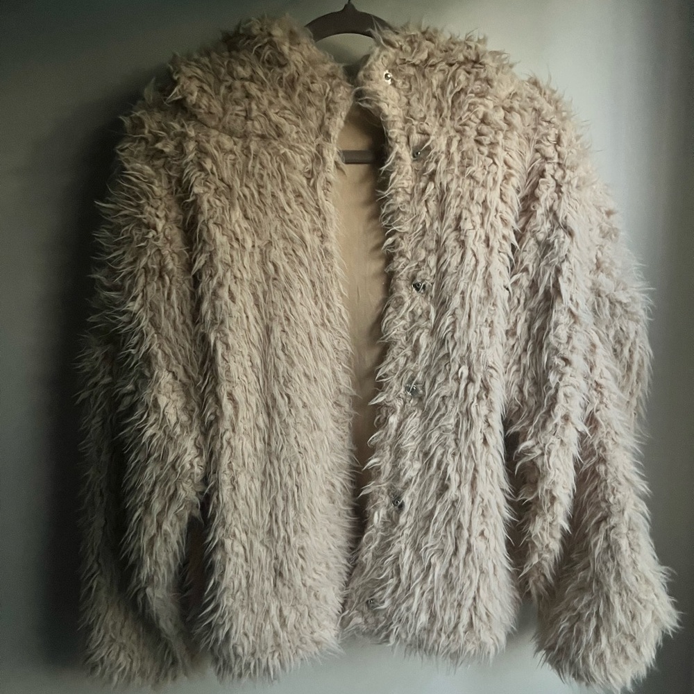 Kori Cream Teddy Jacket Cozy and Stylish
